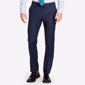 Bonobos Stretch Wool Dress Pants 32x34 Navy Tailor